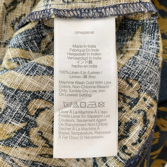 *Madewell Linen Cropped Top Shorts Set Size 8/M - Picture 6 of 16